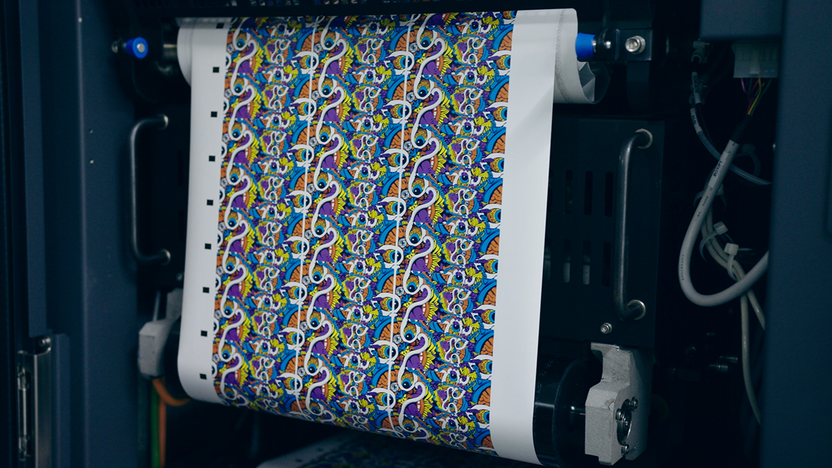 标贴清晰色彩逼真